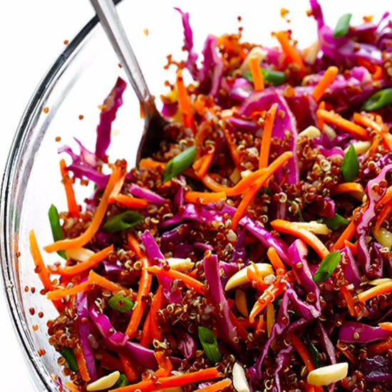 Easy Asian Quinoa Salad - Nutrivitas